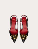 VLOGO SIGNATURE CALFSKIN SLINGBACK PUMP 40MM / 1.6 IN. - Image 3